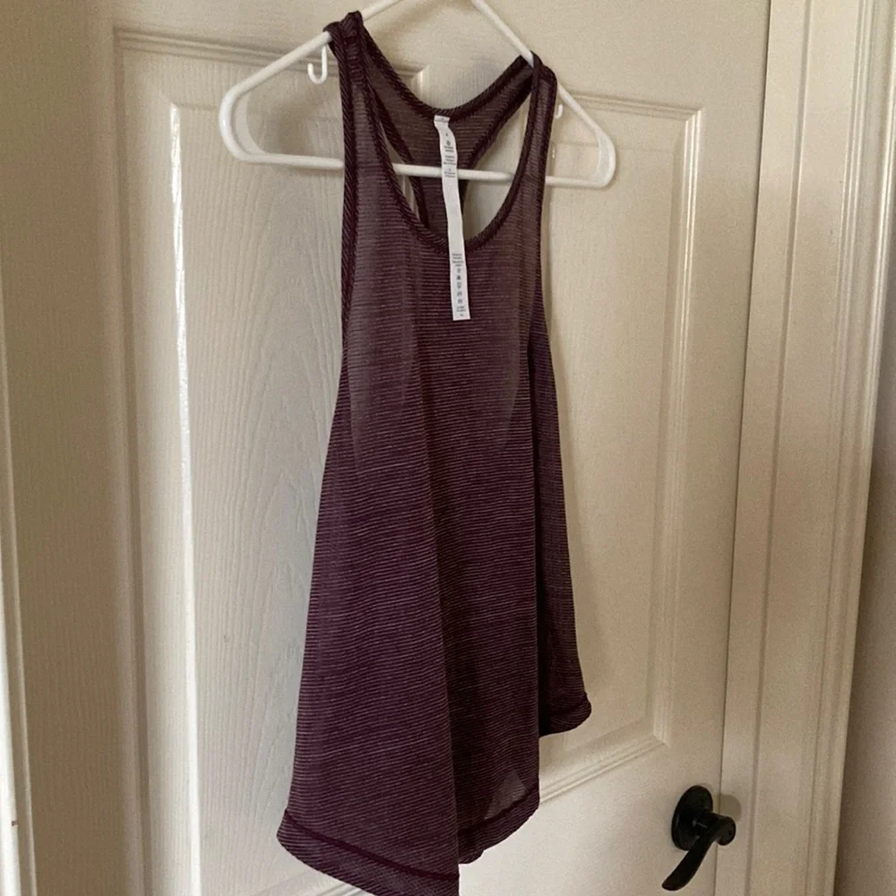 NEW LULULEMON Long Distance Tank Top *Textured Mesh SE Racerback Size 4 NWOT